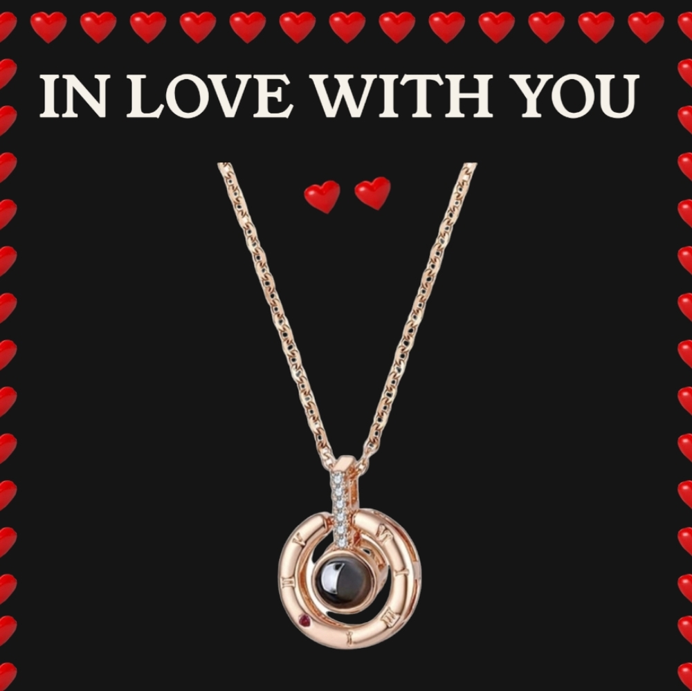 🌟HOST PICK🌟 100 Languages I Love You Love Pendant Projection Necklace
